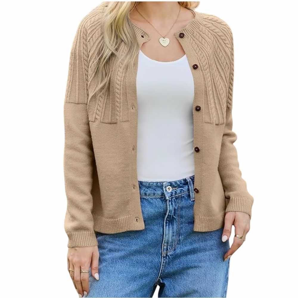 NWT/Dokotoo Cardigan Sweater/Long Sleeve Crochet Knit/Size: S - Picture 12 of 16
